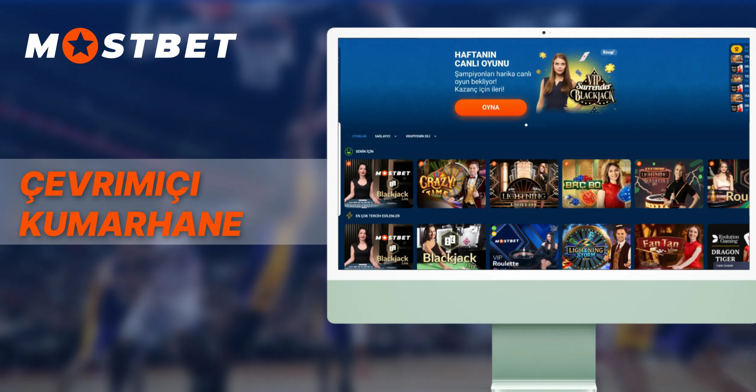 Türkiye'deki Mostbet Online Casino