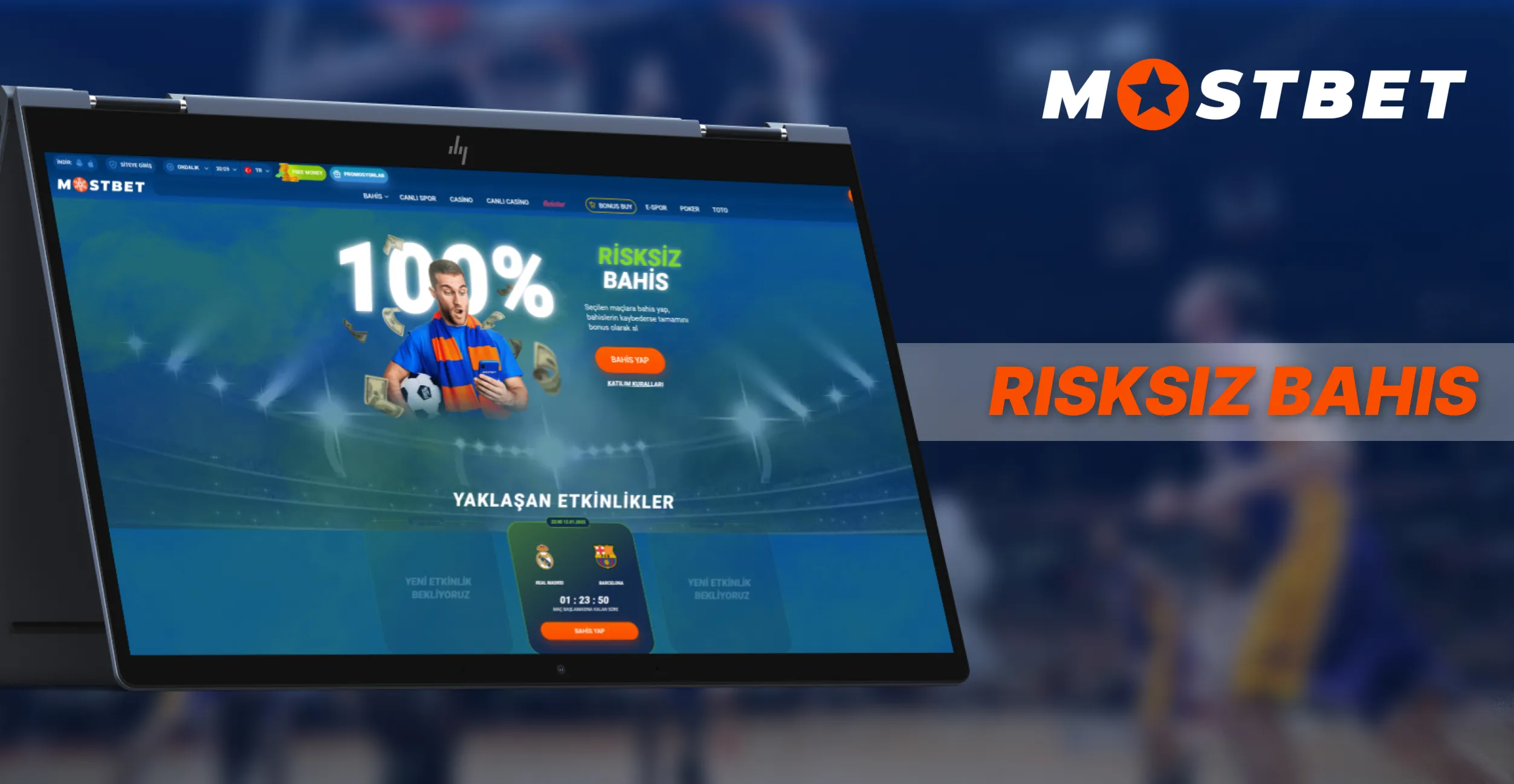Türkçe Mostbet'te risksiz bahis