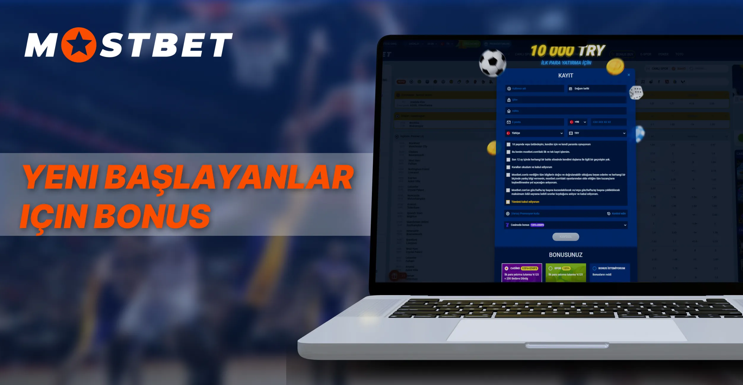 Türkçe Mostbet'te Hoş Geldin Bonusu